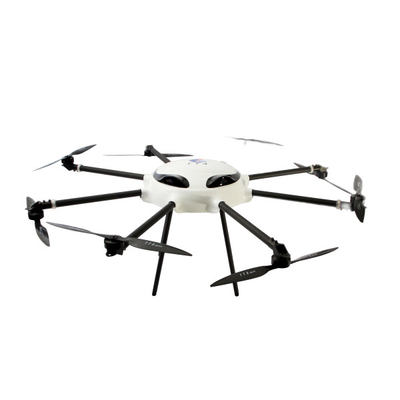 25 kg Vehículo aéreo no tripulado de UAV de nivel Ocho rotores de soporte 4G 5G Redes ad hoc