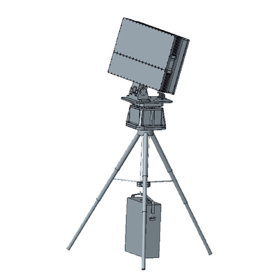 Sistema de radar fronterizo de tres coordenadas de matriz en fase de banda Ku Diseño de estado sólido