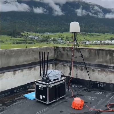 Radar de advertencia de baja altitud y sistema de interferencia de UAV multibanda omnidireccional