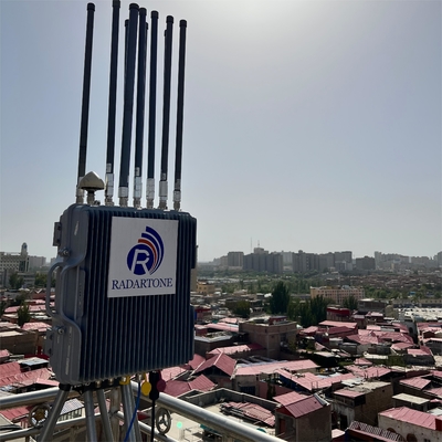 LT-P08 Sistema de radar digital de frontera de múltiples haces con bloqueador omnidireccional de UAV