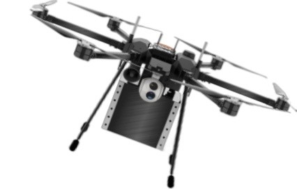Vehículo aéreo no tripulado UAV en red Multirotor Drone 10kg Carga útil 12S Batería de 28000mAh
