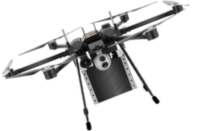 Seis aviones personales de múltiples rotores Vehículo aéreo no tripulado para inspección y logística