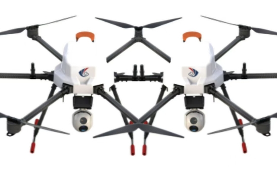 Carga útil de 15 kg para uso personal Aviones voladores sin piloto 6 rotores personalizados