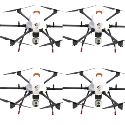 Vehículo aéreo no tripulado de seis rotores en red, drones aéreos multipropósito