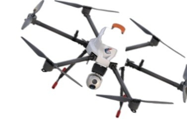 Drone de control remoto inalámbrico con seis rotores 10 m/s Velocidad máxima