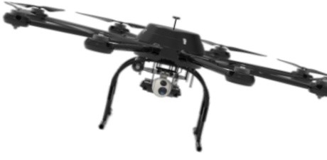 Vehículo aéreo no tripulado UAV conectado a la red para la industria del comando de entrega logística