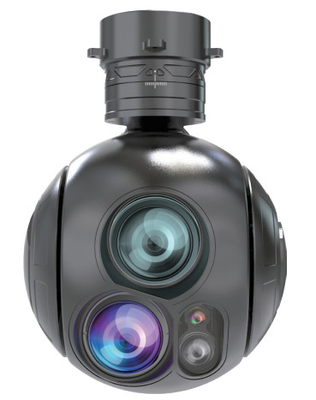Drone Detección de seguimiento Lente fotoeléctrica Cámara térmica Rotación de 360 grados